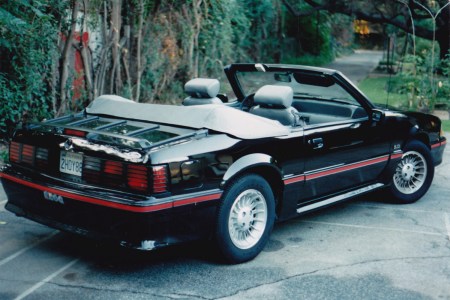 A 1988 Ford Mustang GT Convertible