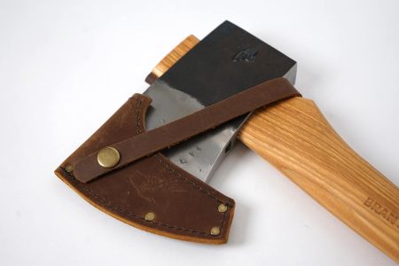 Detail image of a Brant & Cochran Allagash Cruiser, a Maine wedge-style axe
