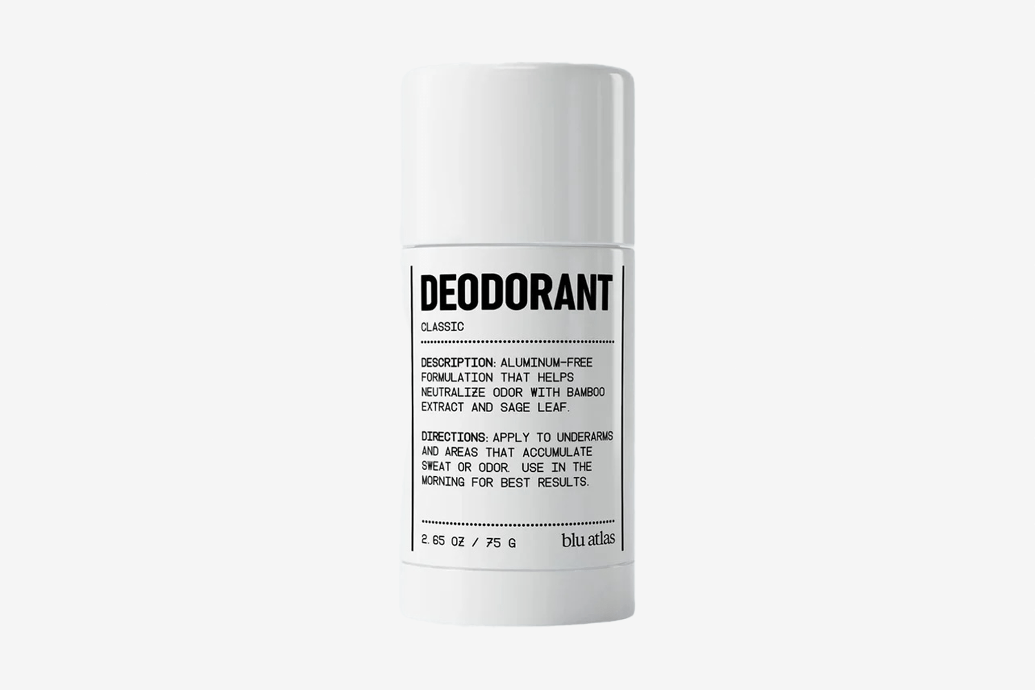Blu Atlas 48-Hour Natural Deodorant
