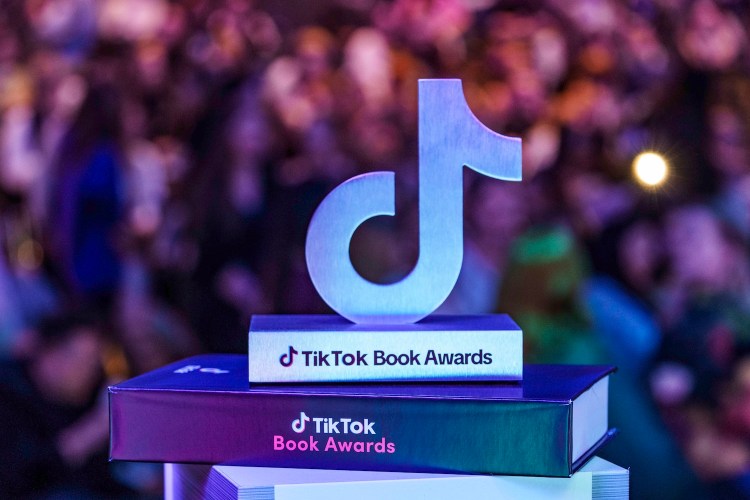 A shot from the TikTok Book Awards at the Frankfurt Book Fair