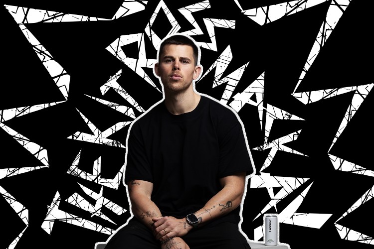 Cadence founder Ross Mackay sits against a background that reads The Kit: Ross Mackay in graphic font.